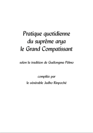 Sadhana de Tchènrézi à mille bras - PDF